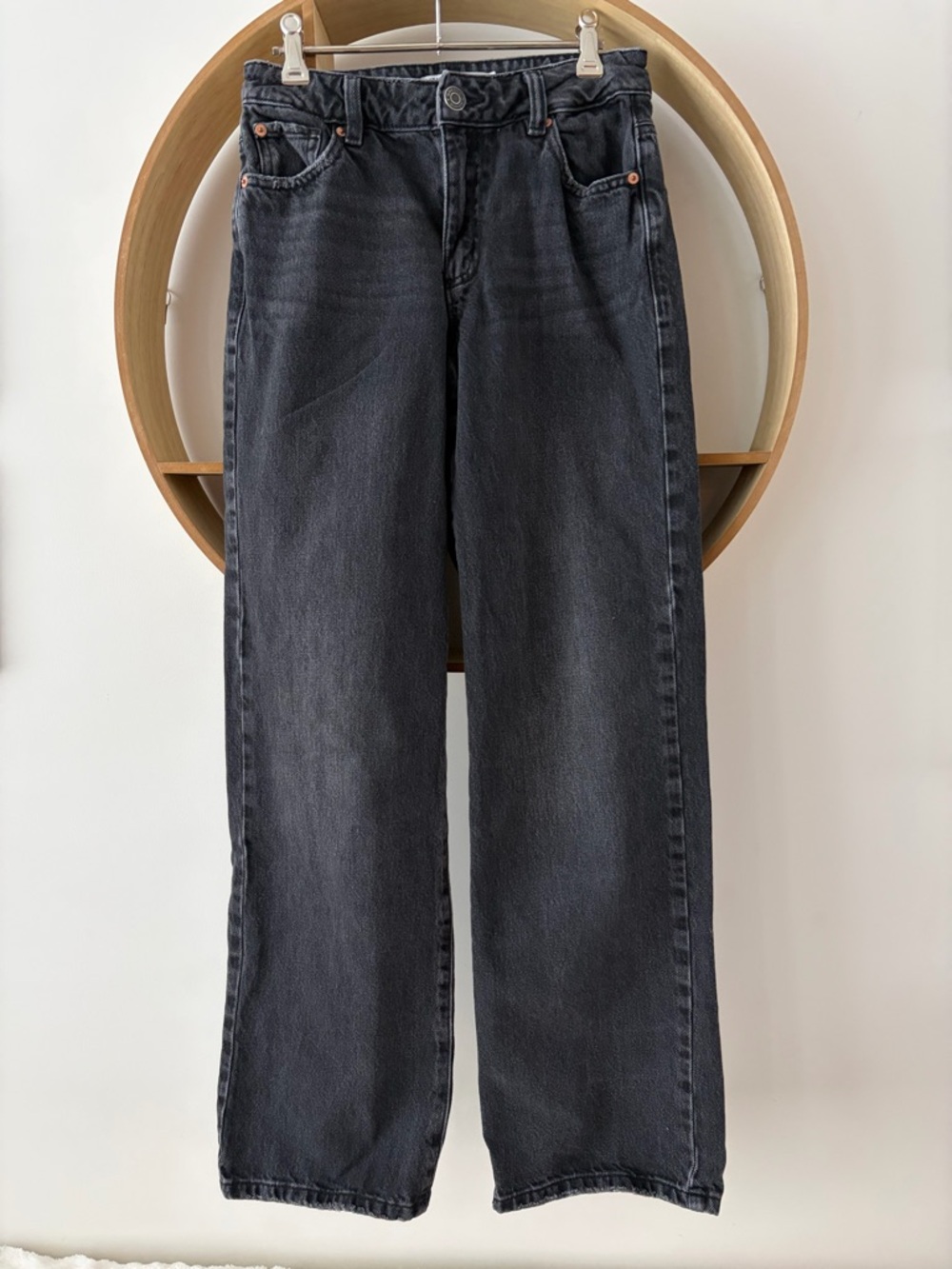 Garage 90’s Straight Women's Jeans in Washed Black